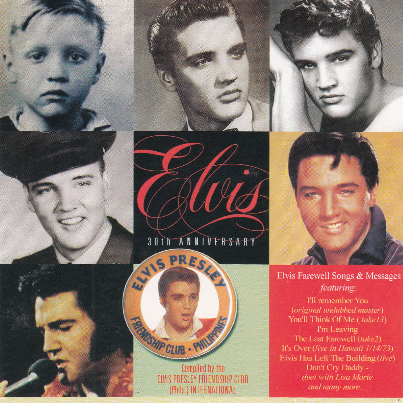 30th Anniversary - Elvis Farewell Songs & Messages