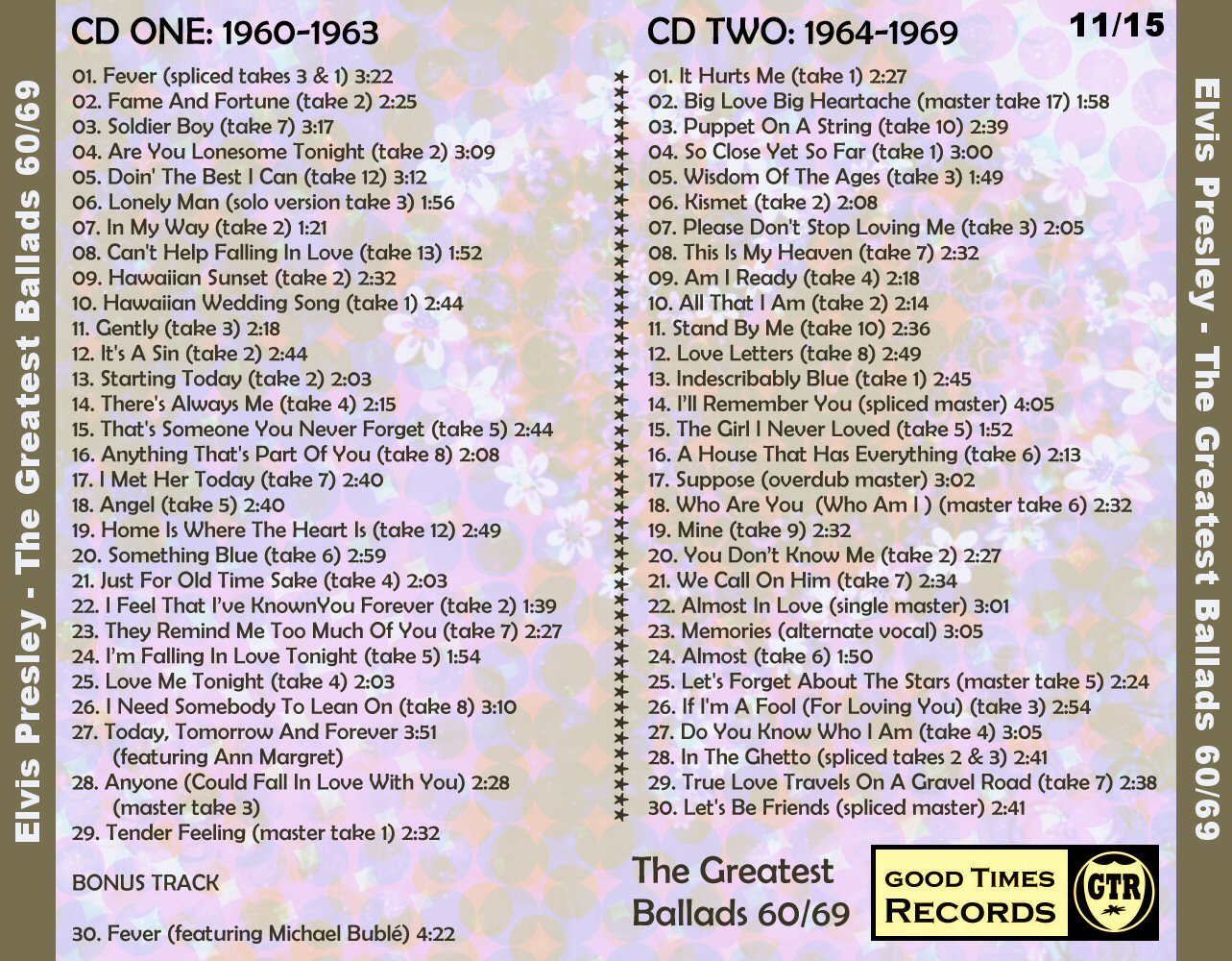 The Greatest Ballads 1960-1969